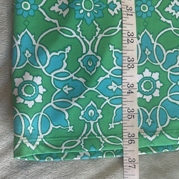 Charter Club Green and White, blue  Midi Dress size M - Picture 6 of 7